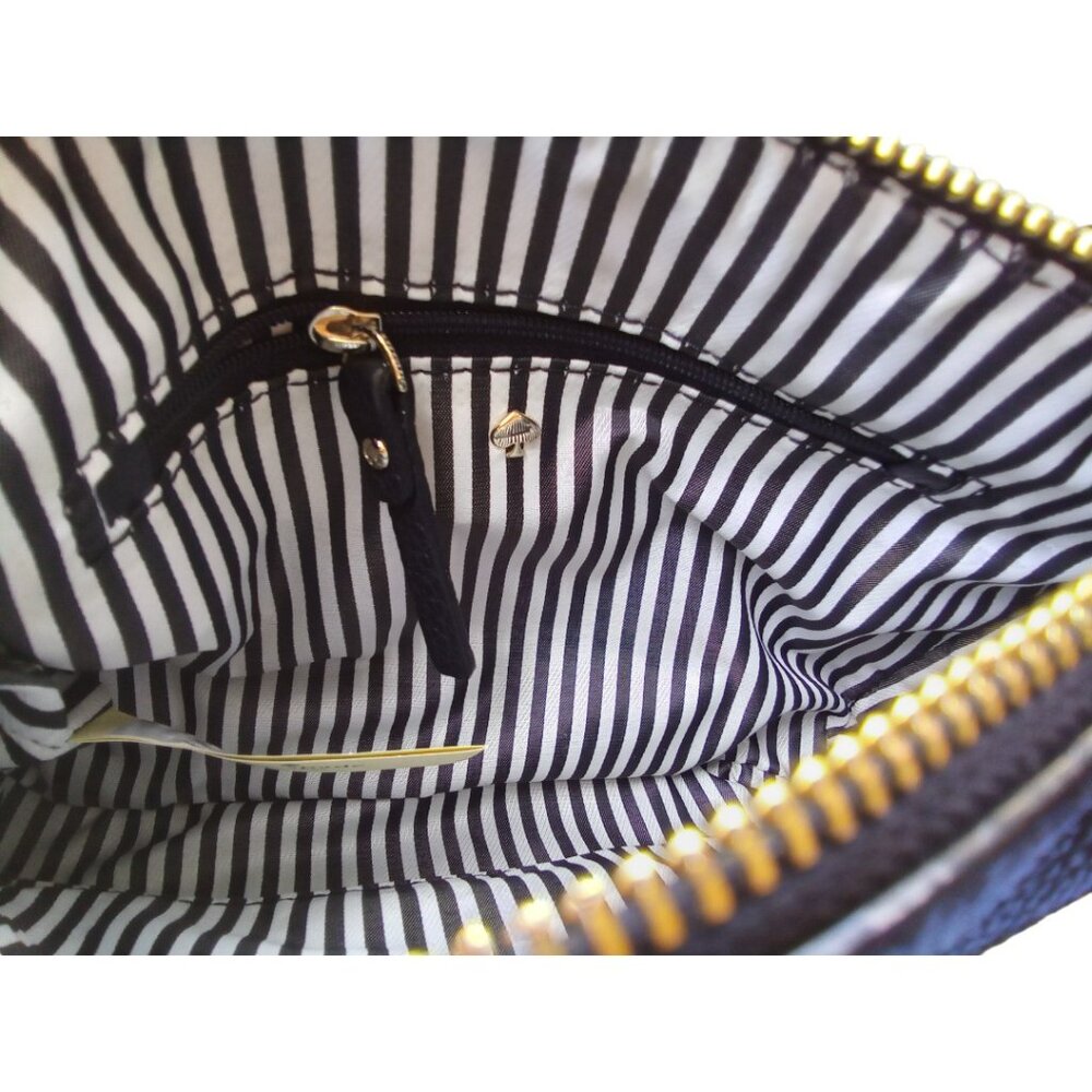 Kate Spade NWT Jackson Street Mini Cayli Ginger Tea & Black Leather $158 - Picture 8 of 13